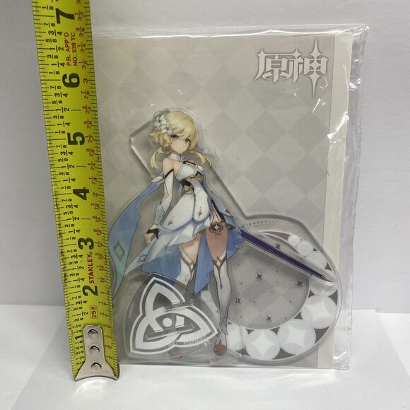 Official Genshin Impact LUMINE TRAVELLER Acrylic Stand Figure Mondstadt Standee - Picture 2 of 3